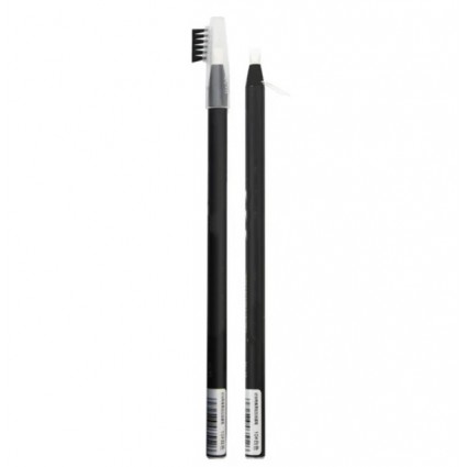 Eyebrow pencil self-sharpening / WHITE / with black handle