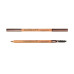 Permanent wax eyebrow pencil with brush EKKOBEAUTY / Medium brown