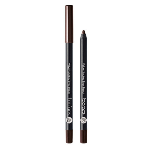 Олівець-каял для очей TopFace / Velvet Smokey Eyes Pencil (PT605) / 004 - коричневий, 4,8 г