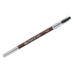Pencil powder for eyebrows with a brush Miss Claire - De Luxe Powder - Nut