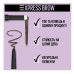Maybelline / Express Brow Satin Duo Pencil / Ciemny Brąz