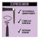 Карандаш-тени для бровей Maybelline / Express Brow Satin Duo Pencil / Dark Brown