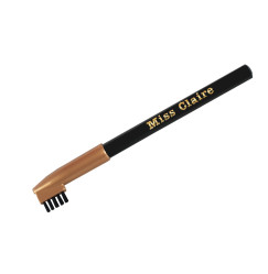 Eyebrow wax pencil with brush Miss Claire / B1, black