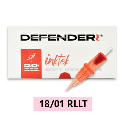Naboje DEFENDERR / InkTek Soft Membrane / 18/01 RLLT / kpl. 20 szt.