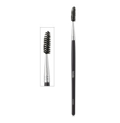 Eyebrow and eyelash brush WoBs dark brown handle / W3008