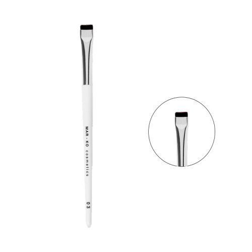 Pędzel do brwi MAR-KO / nr 03 (prosty szeroki)