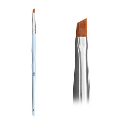 Eyebrow brush OKO - BLUE - No. 2 (narrow beveled)