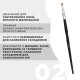 Pędzelek do brwi OKO - BLACK EDITION - №2 (wąski, ścięty)
