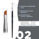 Pędzelek do brwi OKO - BLACK EDITION - №2 (wąski, ścięty)