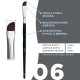 Кисть для бровей OKO - BLACK EDITION - №6 (мягкий большой скос)