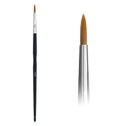 Eyebrow brush OKO - BLACK EDITION - №7 (ultra-thin)