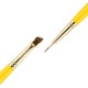 Кисть для бровей Sinart PROBRUSH / B104 скошенная / желтая