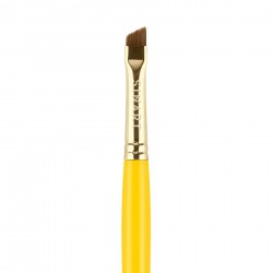 Пензель для брів Sinart PROBRUSH / B104 скошений / жовтий