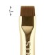 Eyebrow brush Sinart PROBRUSH / B105 straight / yellow