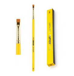 Pędzel do brwi Sinart PROBRUSH/B101 prosty/żółty