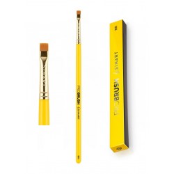 Пензель для брів Sinart PROBRUSH / B101 прямий / жовтий