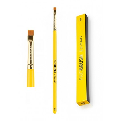 Пензель для брів Sinart PROBRUSH / B101 прямий / жовтий