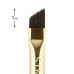 Pędzel do brwi Sinart PROBRUSH / B103 kątowy / żółty
