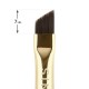 Кисть для бровей Sinart PROBRUSH / B103 скошенная / желтая