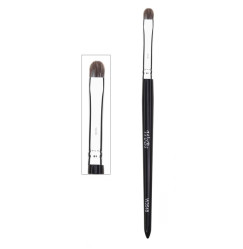Brush for applying and blending shadows WoBs dark brown handle / W3548 fox hair