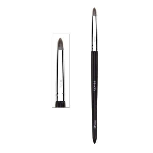 Brush for applying and blending shadows WoBs dark brown handle / W3549 fox hair