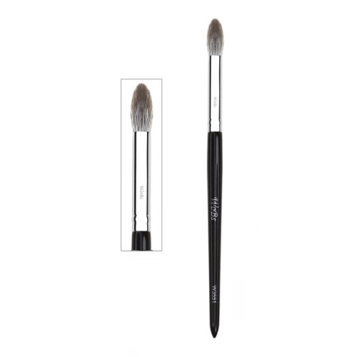 Brush for applying and blending shadows WoBs dark brown handle / W3551 fox hair