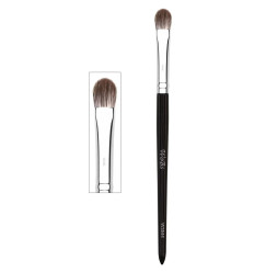 Brush for applying and blending shadows WoBs dark brown handle / W3544 fox hair