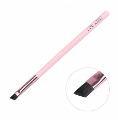 Pędzelek kątowy LASH SECRET z różową rączką