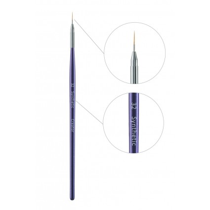 Brush synthetic creator Synthetic CREATOR / blue handle # 32