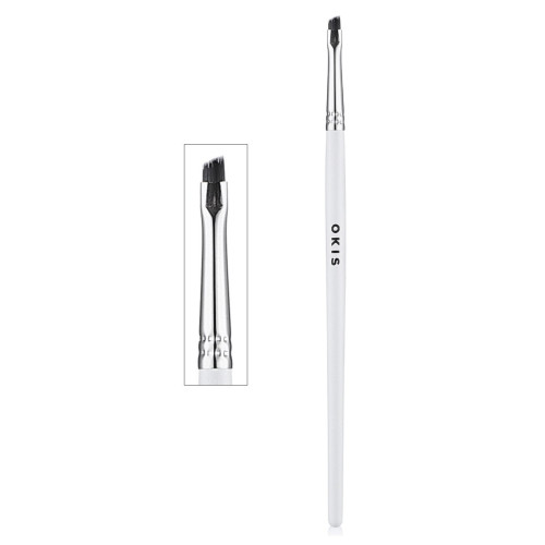 Кисть скошенная для бровей OKIS Brow / H2 из упругого нейлона
