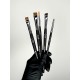Eyebrow and makeup brush CTR GROUP & KUCHMA NATALI / Black Style / LB-04