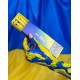 Набор кистей для окрашивания бровей ZOLA BROW BRUSHES UKRAINIAN EDITION / сине-желтый