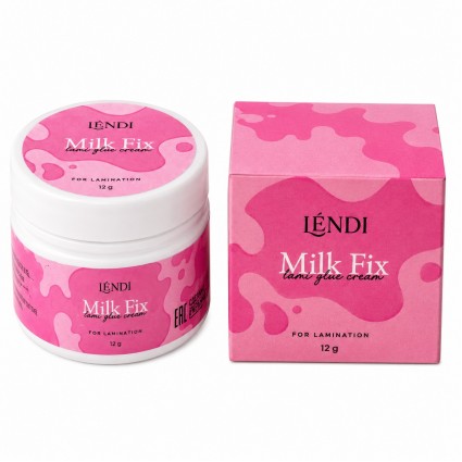Клей для ламінування вій кремовий Lendi - Milk Fix Lami Glue Cream, 12 г
