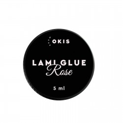 Клей для ламінування вій Okis Brow Lami Glue ROSE / чорна шайба, 5 мл
