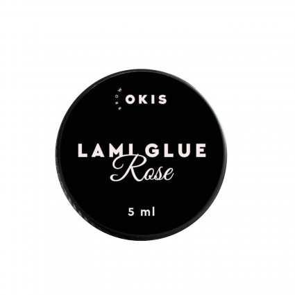 Клей для ламінування вій Okis Brow Lami Glue ROSE / чорна шайба, 5 мл
