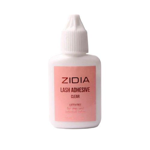 Glue for false eyelashes and bunches transparent ZIDIA - Latex Free Glue, 15 ml