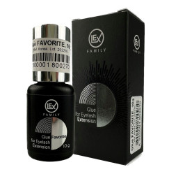 Glue for eyelash extensions black Lex / Glue FAVORITE, 10 g