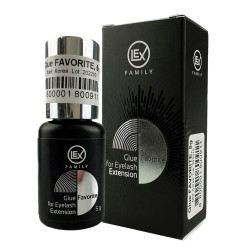 Glue for eyelash extensions black Lex / Glue FAVORITE, 5 g