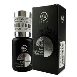 Клей для наращивания ресниц черный Lex / Glue FAVORITE, 5 г