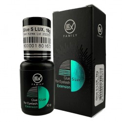 Клей для наращивания ресниц черный Lex / Glue S LUX, 10 г