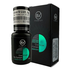 Glue for eyelash extensions black Lex / Glue S LUX, 5 g