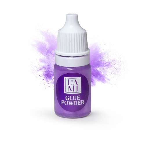 Клей-пудра для корейської техніки ламінування Lami Lashes - Glue Powder - фіолетова, 3 г
