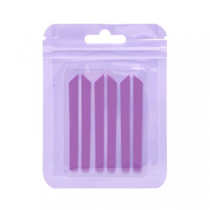 Eyelash compensators, 3 pairs / STRAIGHT / purple