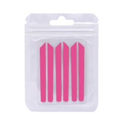 Eyelash compensators, 3 pairs / STRAIGHT / crimson