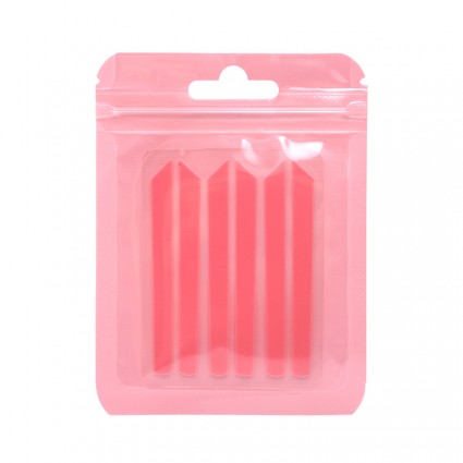 Eyelash compensators, 3 pairs / STRAIGHT / pink