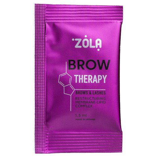 Kompleks membranowo-lipidowy do brwi i rzęs ZOLA / Brow Therapy / saszetka, 1,5 ml