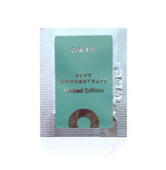 Koncentrat aloesowy do głębokiego nawilżenia brwi i rzęs Okis Brow - (z brokatem) MINT saszetka, 3 ml
