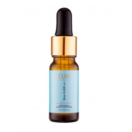 Концентрат Brow ELIXIR для догляду за бровами ELAN / блакитна баночка, 10 мл (еліксир) (версія 2.0)