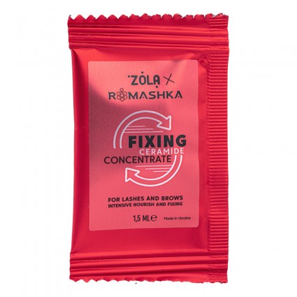 Концентрат, що фіксує ZOLA x Romashka FIXING CERAMIDE CONCENTRATE, 1,5 мл (саше)