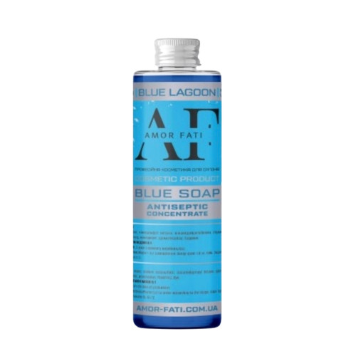 Концентрат зеленого мила AMOR-FATI - Blue Soap - Blue Lagoon (блакитний), 250 мл